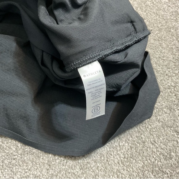 ATHLETA TREKKIE CREST 2 IN 1 SHORTIE Size 4 Black - Picture 5 of 8